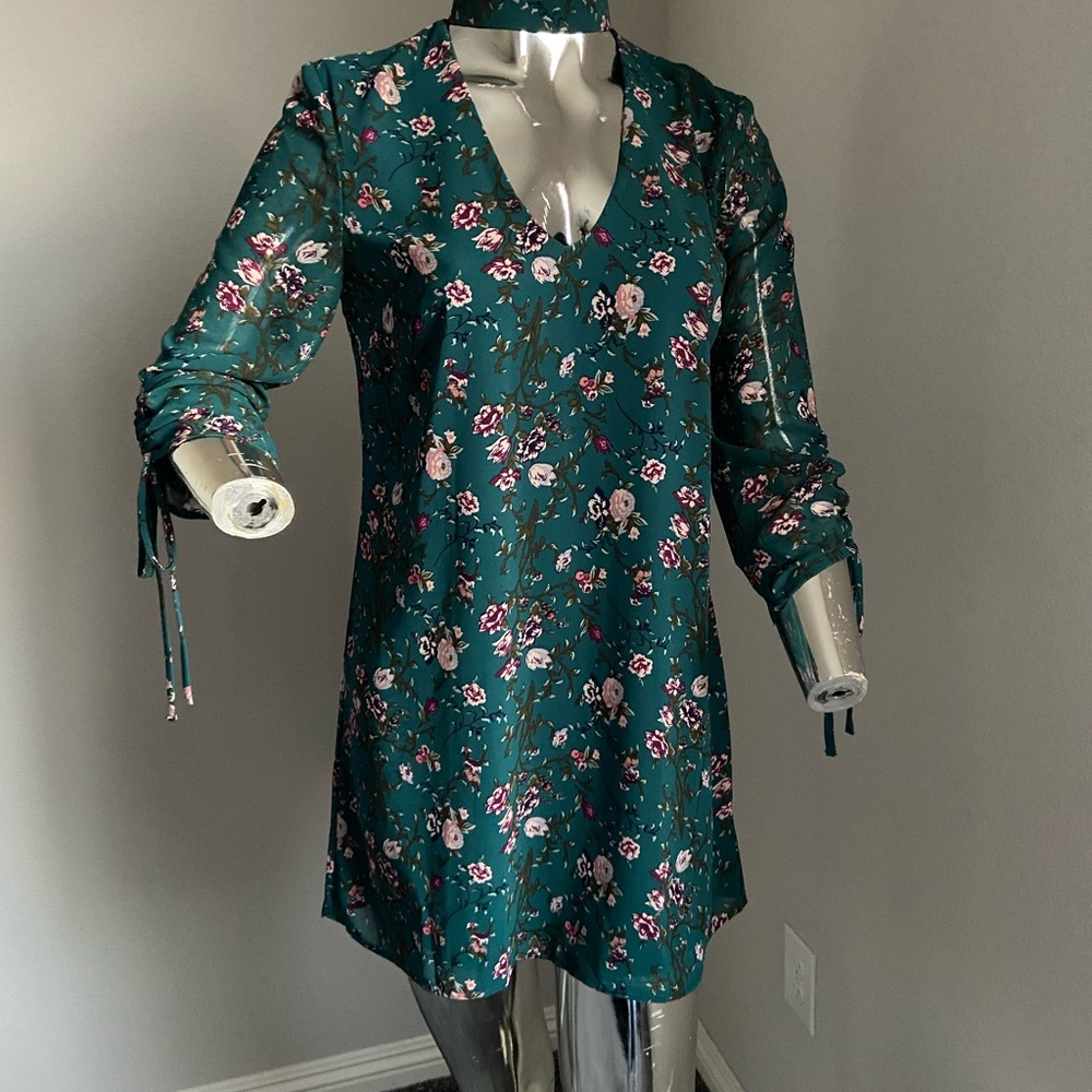 Speechless Floral Print Dress